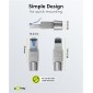 GOOBAY βύσμα RJ45 65939, CAT 6A STP, tool-free, ασημί