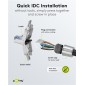 GOOBAY βύσμα RJ45 65939, CAT 6A STP, tool-free, ασημί