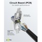 GOOBAY βύσμα RJ45 65939, CAT 6A STP, tool-free, ασημί