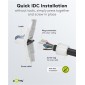 GOOBAY βύσμα RJ45 65941, CAT 6A UTP, tool-free, λευκό