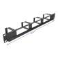 DELOCK Cable Managment για rack 66658, 4 θέσεων, 1U, μεταλλικό