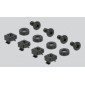 DELOCK Cable Managment για rack 66658, 4 θέσεων, 1U, μεταλλικό