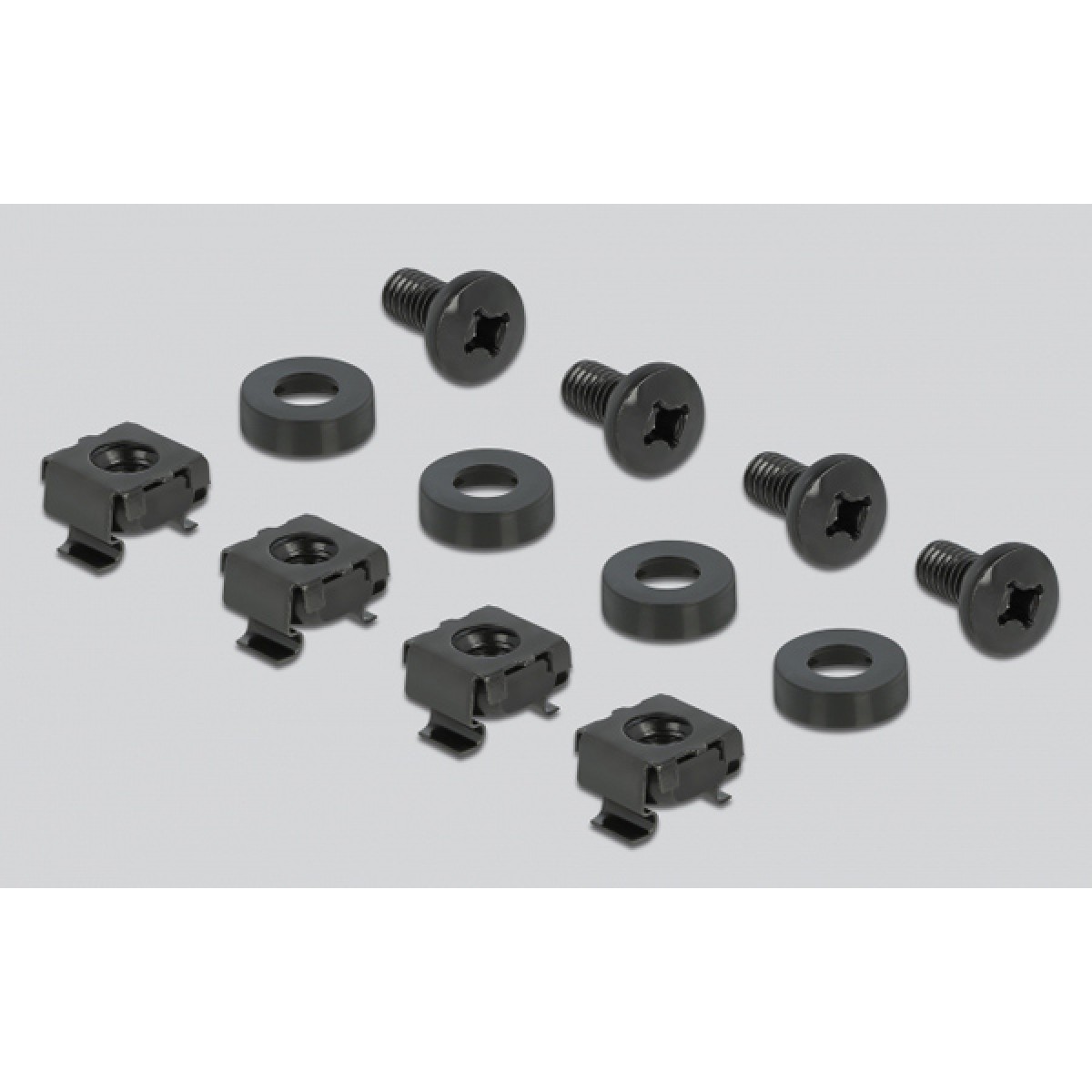 DELOCK cable management 66849 για rack 19"/1U, 10x γάντζοι, μαύρο