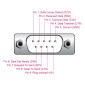 DELOCK καλώδιο USB σε RS-232 66922, 921.6Kbps, 3m, μαύρο
