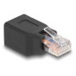 DELOCK αντάπτορας RJ45/RJ48/RJ50 66991, 10P/10C pin out 1:1, μαύρος