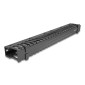 DELOCK cable management 67022 για rack 19"/1U, 3 ανοίγματα, μαύρο