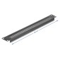 DELOCK κάλυμμα panel 67035 για 19"/1U rack, με αεραγωγούς, μαύρο
