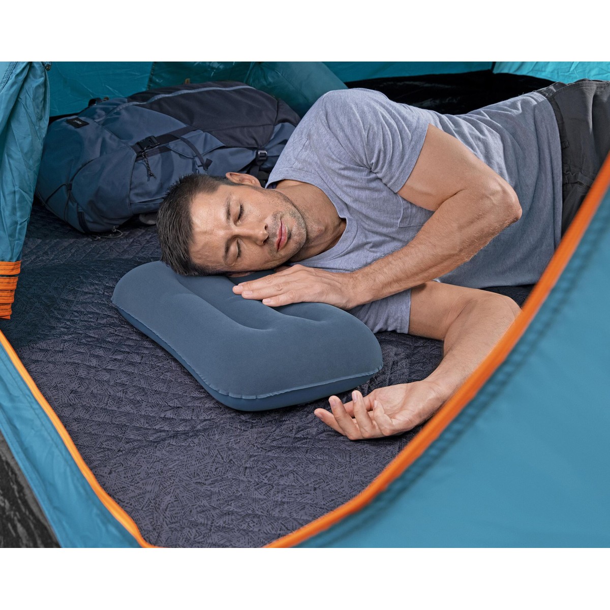 BESTWAY φουσκωτό μαξιλαράκι 67121, 42x26x10cm, διάφορα χρώματα, 1τμχ