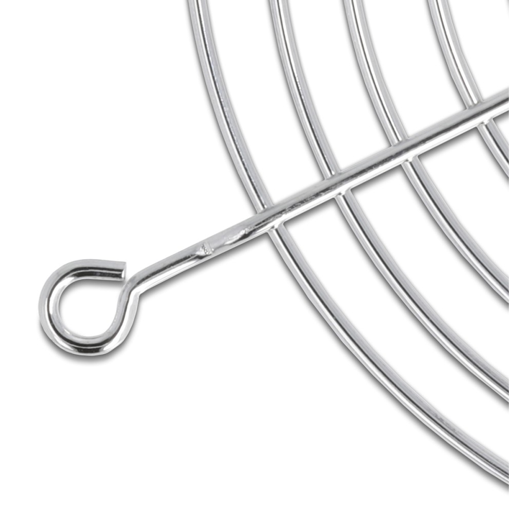 DELOCK σχάρα για 60mm ανεμιστήρα 67305, μεταλλική, ασημί