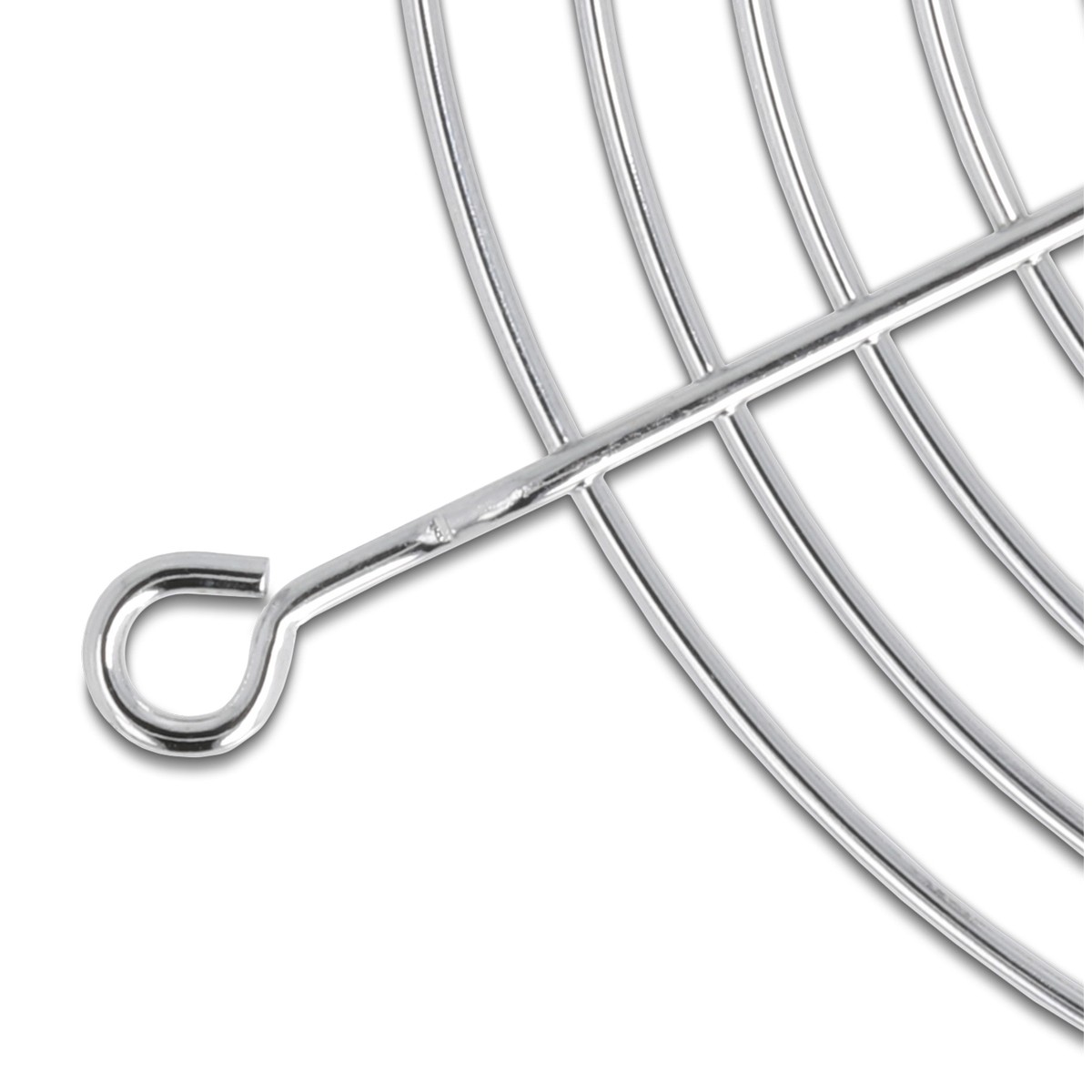 DELOCK σχάρα για 60mm ανεμιστήρα 67305, μεταλλική, ασημί