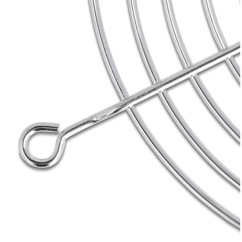 DELOCK σχάρα για 60mm ανεμιστήρα 67305, μεταλλική, ασημί