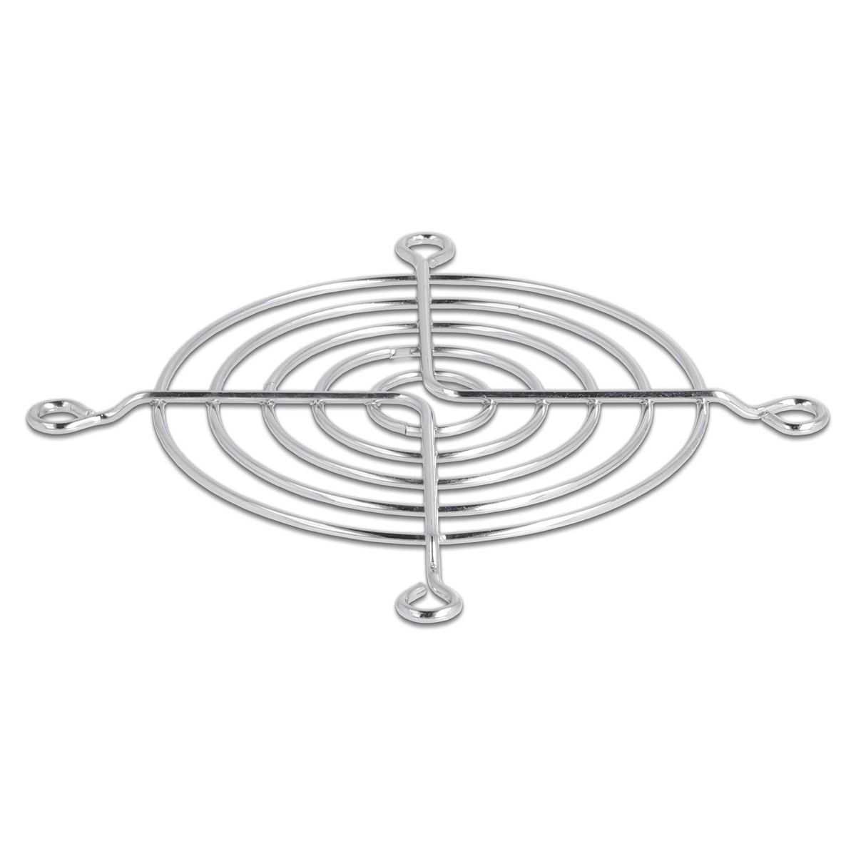 DELOCK σχάρα για 80mm ανεμιστήρα 67306, μεταλλική, ασημί