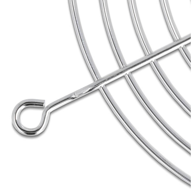 DELOCK σχάρα για 120mm ανεμιστήρα 67308, μεταλλική, ασημί