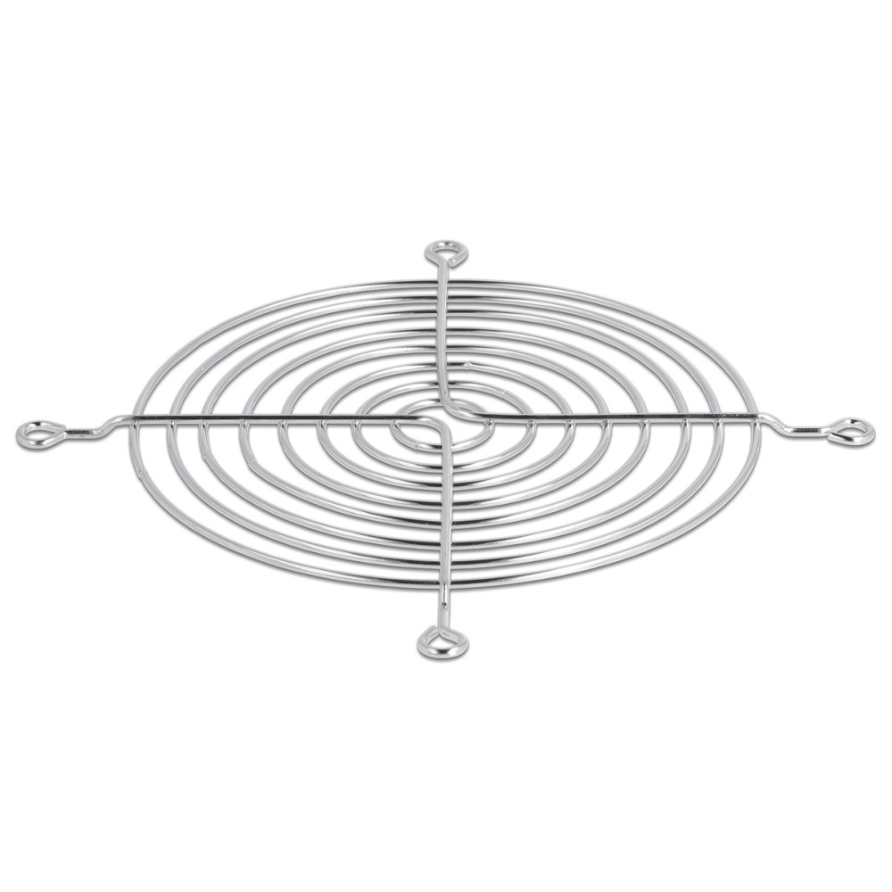 DELOCK σχάρα για 120mm ανεμιστήρα 67308, μεταλλική, ασημί