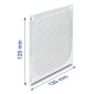 DELOCK σχάρα για 120mm ανεμιστήρα 67458 με φίλτρο σκόνης, μεταλλική, ασημί