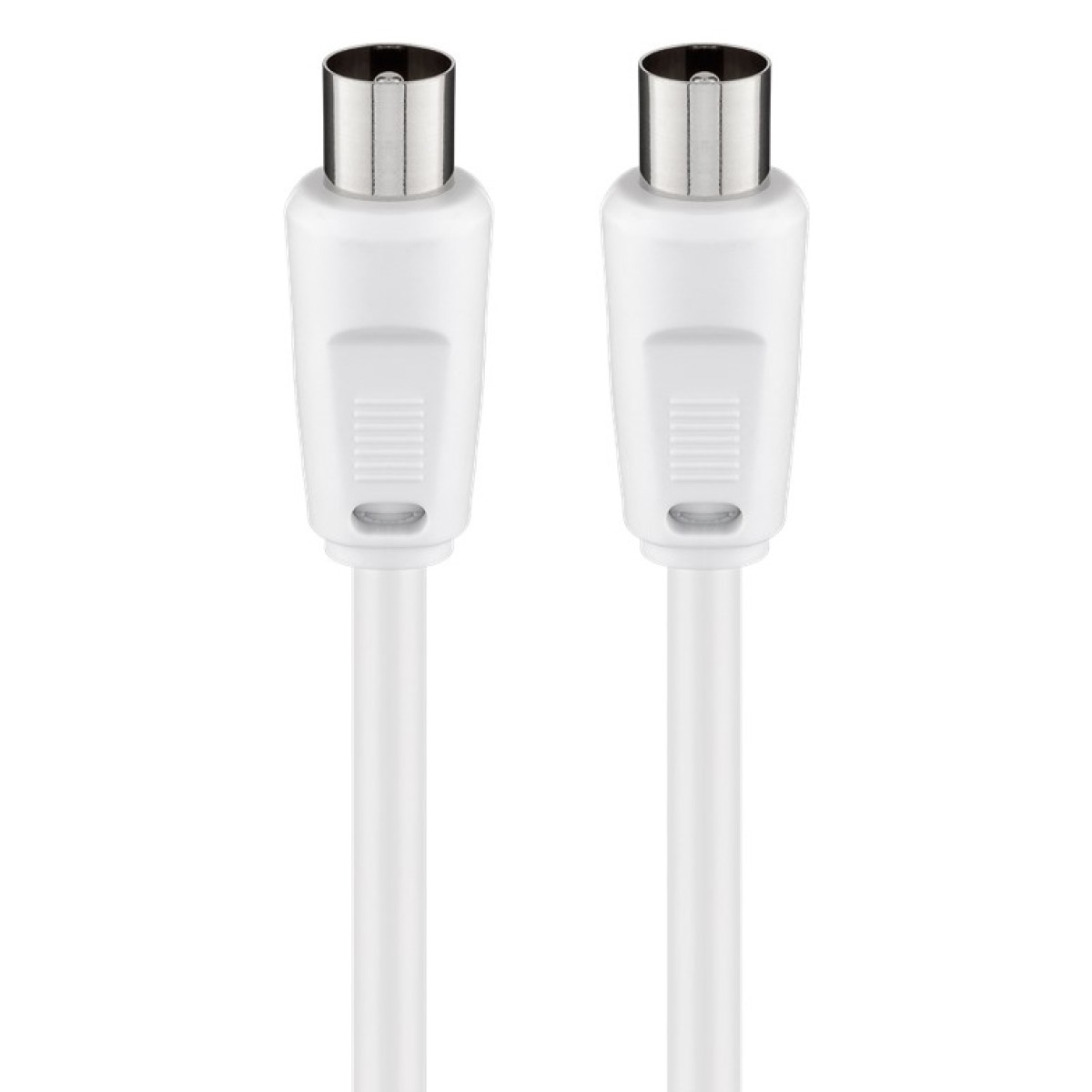 GOOBAY καλώδιο κεραίας αρσενικό 68147, <70dB, CCS, 2.5m, λευκό