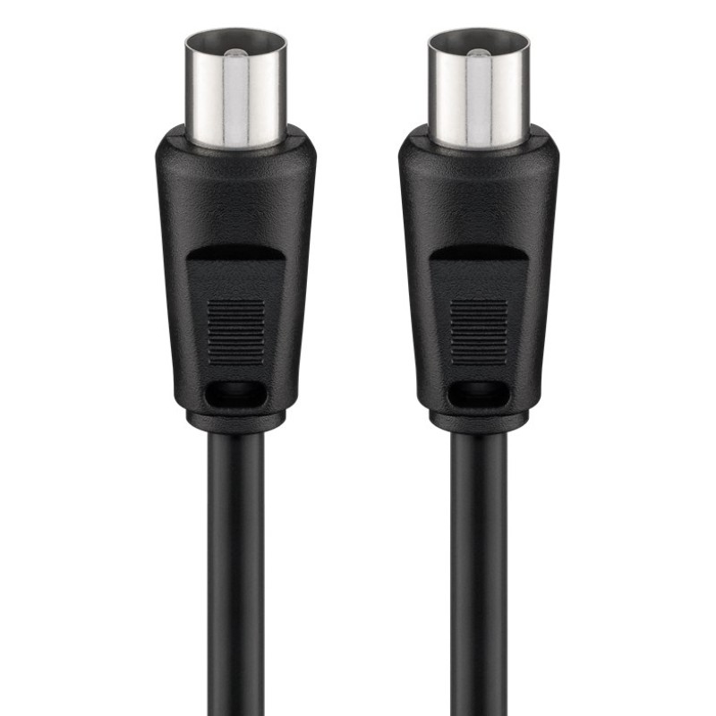 GOOBAY καλώδιο κεραίας αρσενικό 68148, <70dB, CCS, 2.5m, μαύρο