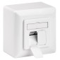 GOOBAY επιτοίχια πρίζα CAT 6 68244, 2x RJ45, 80x80mm, λευκή