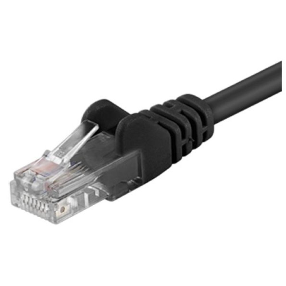 GΟOBAY καλώδιο δικτύου 68649, CAT 5e U/UTP, CCA, PVC, 3m, μαύρο