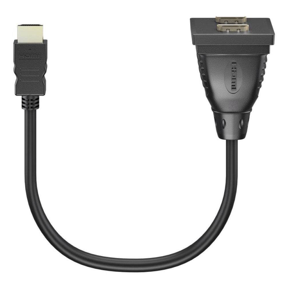 GOOBAY HDMI splitter 68784, 1x input/2x output, 1080p, μαύρο