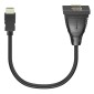 GOOBAY HDMI splitter 68784, 1x input/2x output, 1080p, μαύρο
