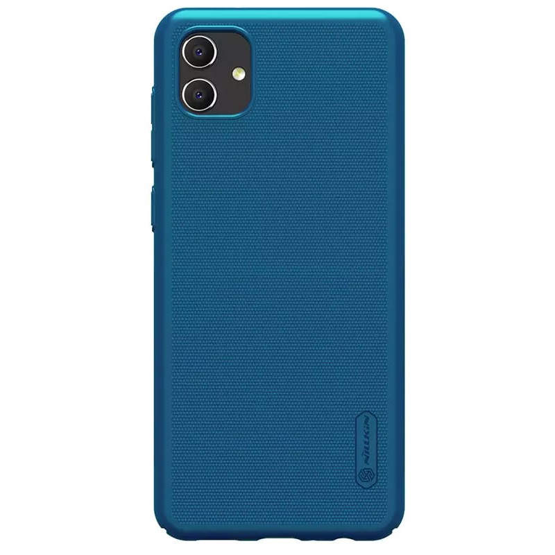 NILLKIN θήκη Super Frosted Shield για Samsung A04, μπλε