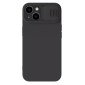 NILLKIN θήκη CamShield Silky Silicone για iPhone 15 Plus, μαύρη
