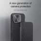 NILLKIN θήκη Qin Prop Leather για iPhone 16, δερμάτινη, μαύρη