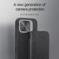 NILLKIN θήκη Qin Prop Leather για iPhone 16 Pro, δερμάτινη, μαύρη