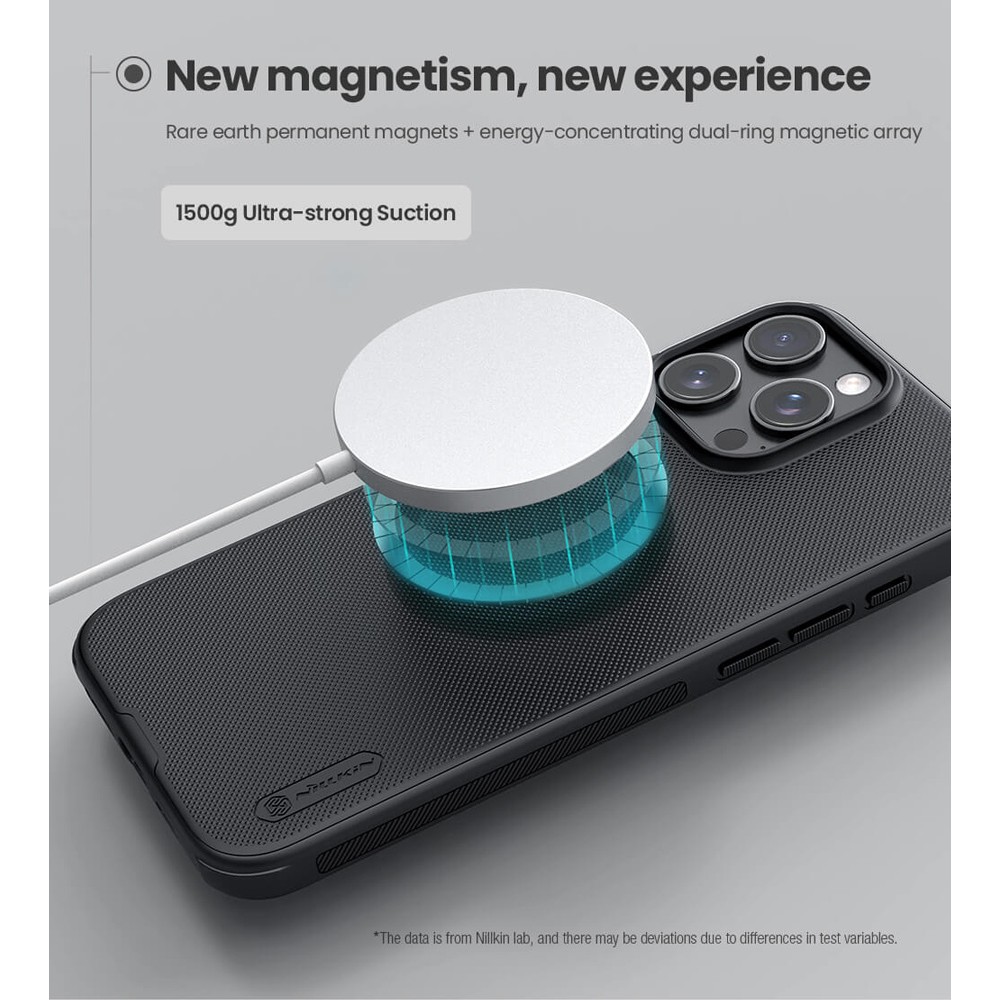 NILLKIN θήκη Super Frosted Shield Pro Magnetic για iPhone 16 Pro Max, μπλε