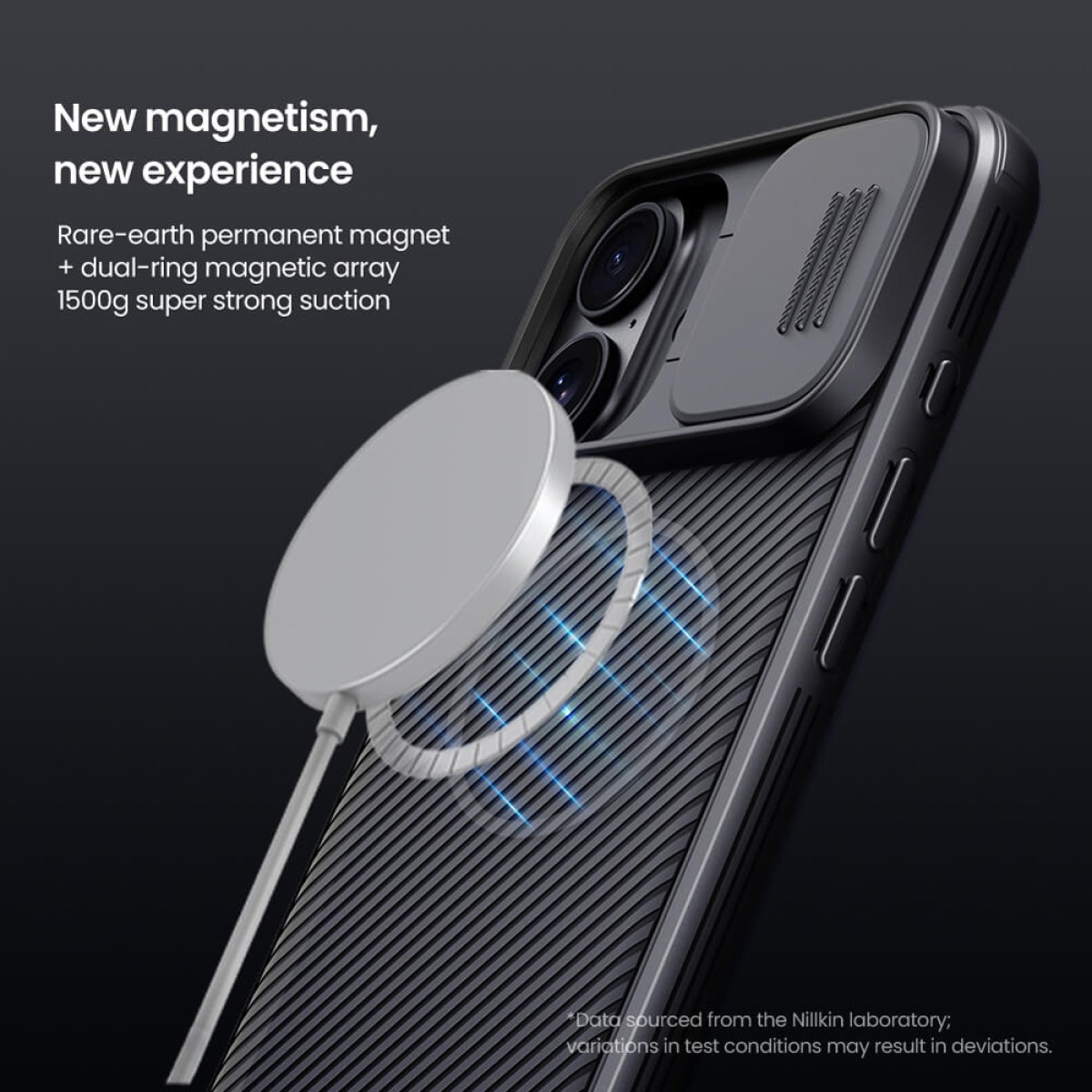 NILLKIN θήκη CamShield Pro Magnetic για iPhone 16 Plus, μαύρη