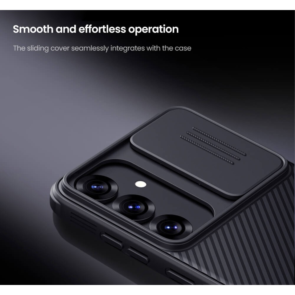 NILLKIN θήκη CamShield Pro για Samsung Galaxy S25, μαύρη