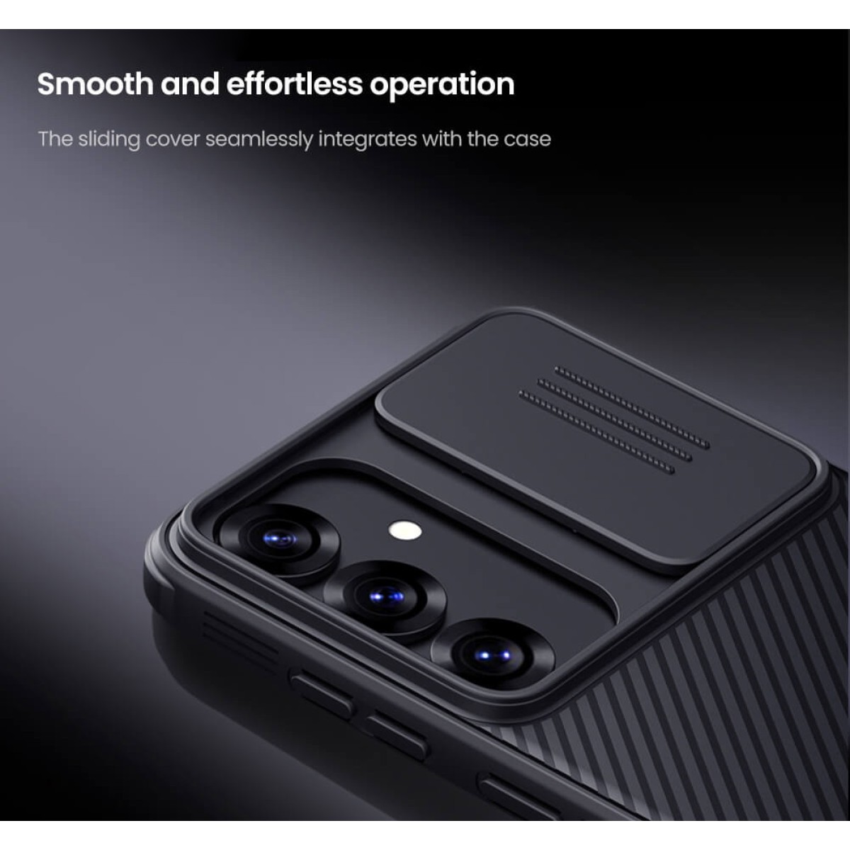 NILLKIN θήκη CamShield Pro για Samsung Galaxy S25, μαύρη