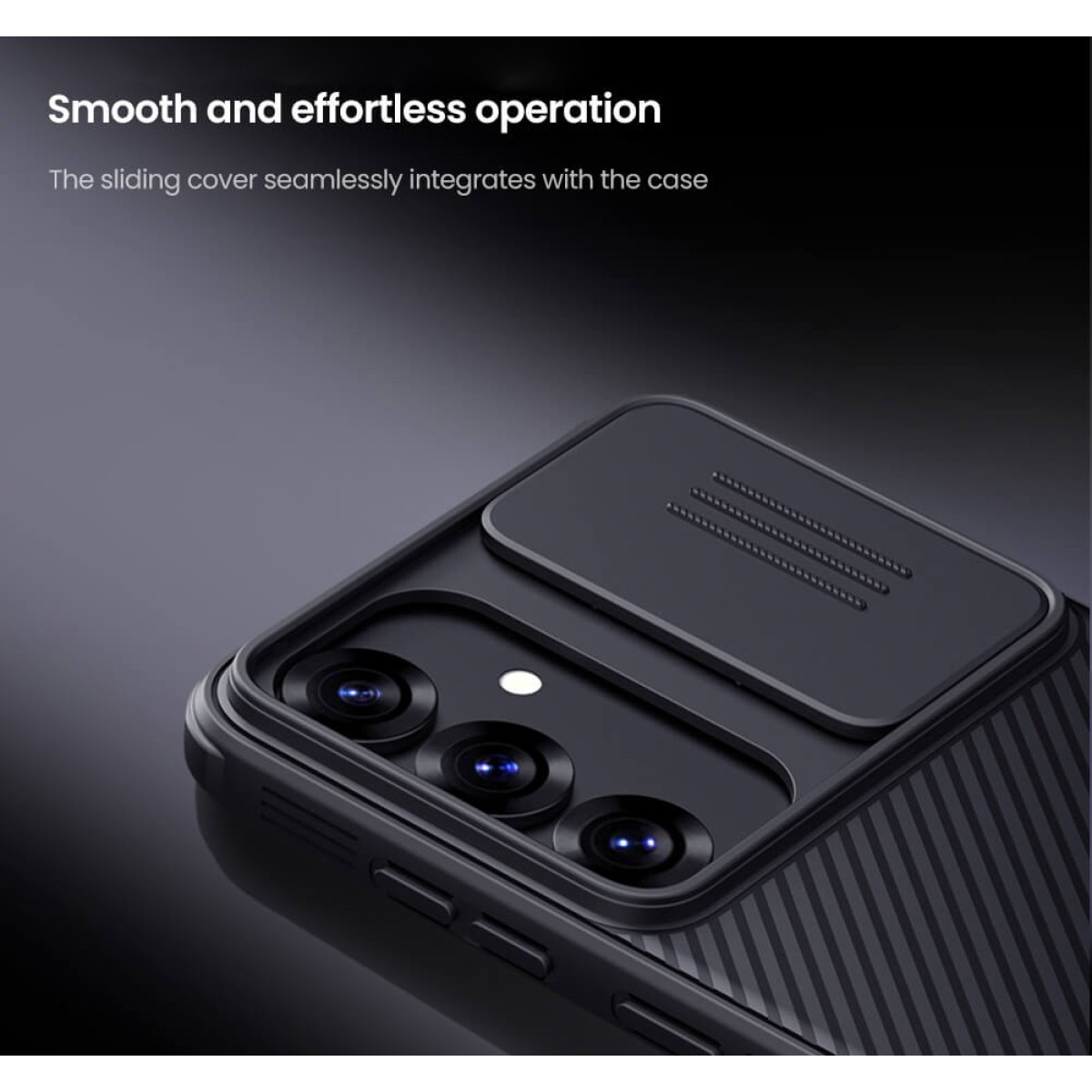 NILLKIN θήκη CamShield Pro για Samsung Galaxy S25 Plus, μαύρη