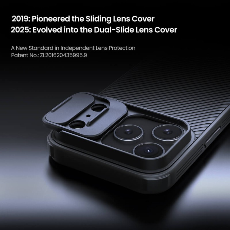 NILLKIN θήκη CamShield Pro για Apple iPhone 17 Pro, μαύρη