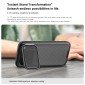 NILLKIN θήκη CamShield Prop για Apple iPhone 17 Pro, διάφανη/μαύρη