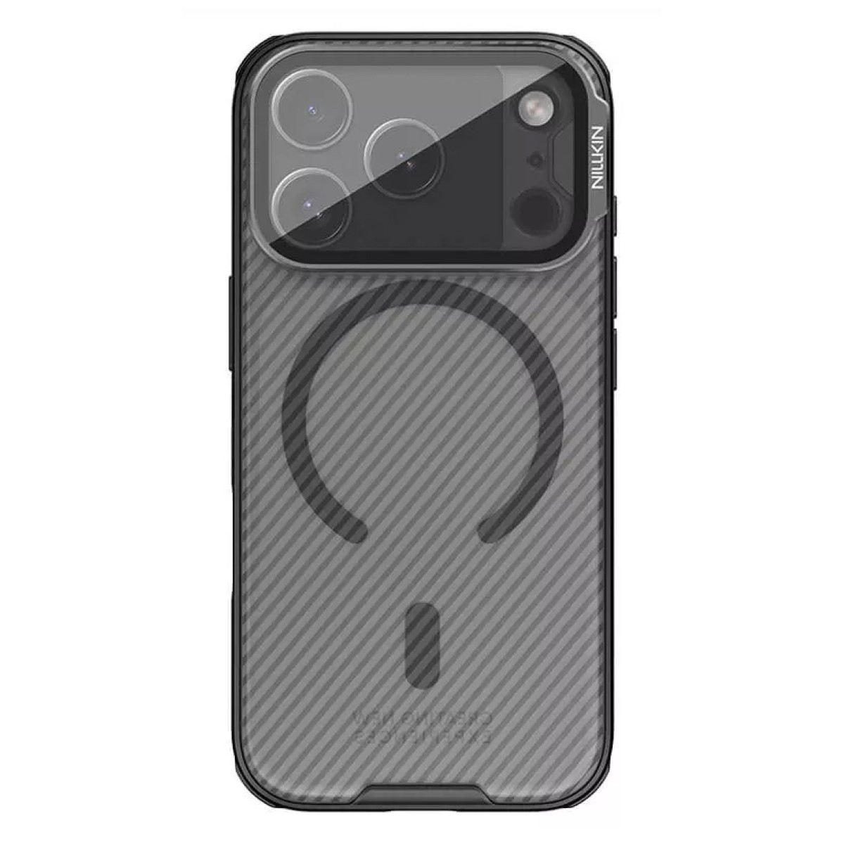 NILLKIN θήκη CamShield Prop Magnetic για Apple iPhone 17 Pro, διάφανη/μαύρη