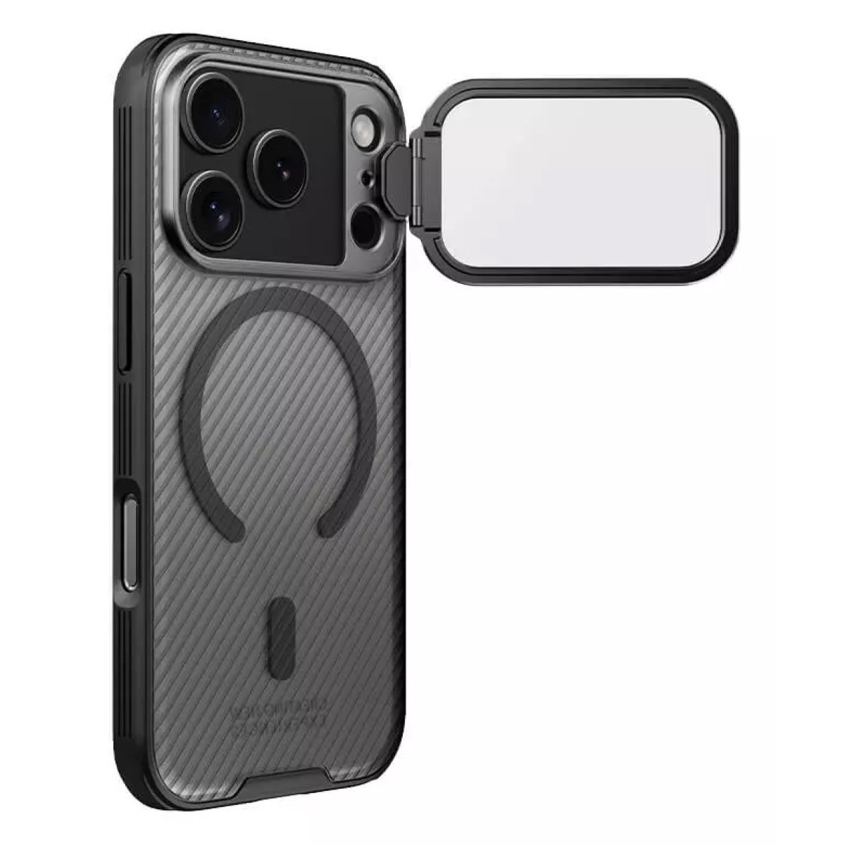 NILLKIN θήκη CamShield Prop Magnetic για Apple iPhone 17 Pro, διάφανη/μαύρη