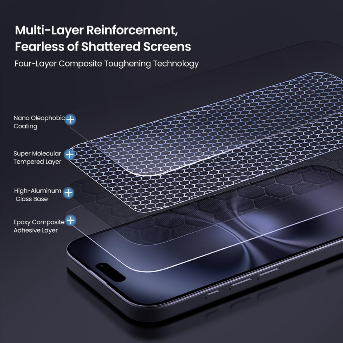 NILLKIN tempered glass 2.5D H+ Pro για Apple iPhone 17
