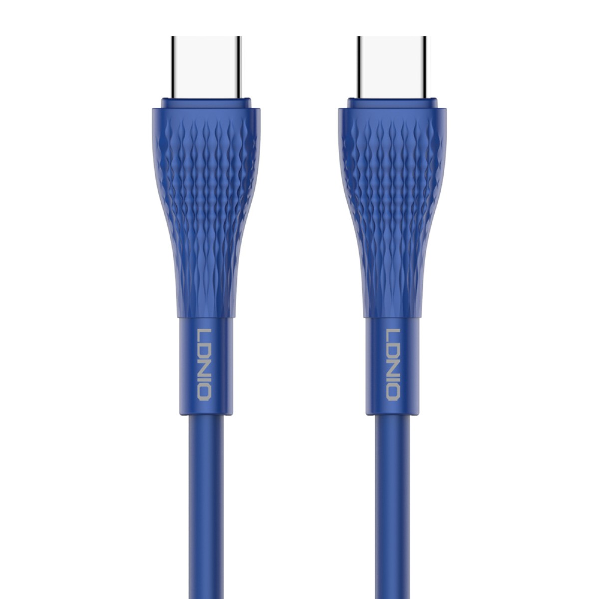 LDNIO καλώδιο USB-C σε USB-C LC672C, 65W PD, 2m, μπλε