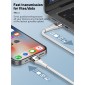 LDNIO καλώδιο Lightning σε USB-C LC861I, 30W PD, 1m, γκρι