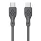 LDNIO καλώδιο USB-C σε USB-C LC811C, 65W PD, 1m, γκρι