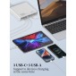 LDNIO σταθμός φόρτισης Q605, 3x USB-C & 3x USB, 120W, PD/QC, λευκός