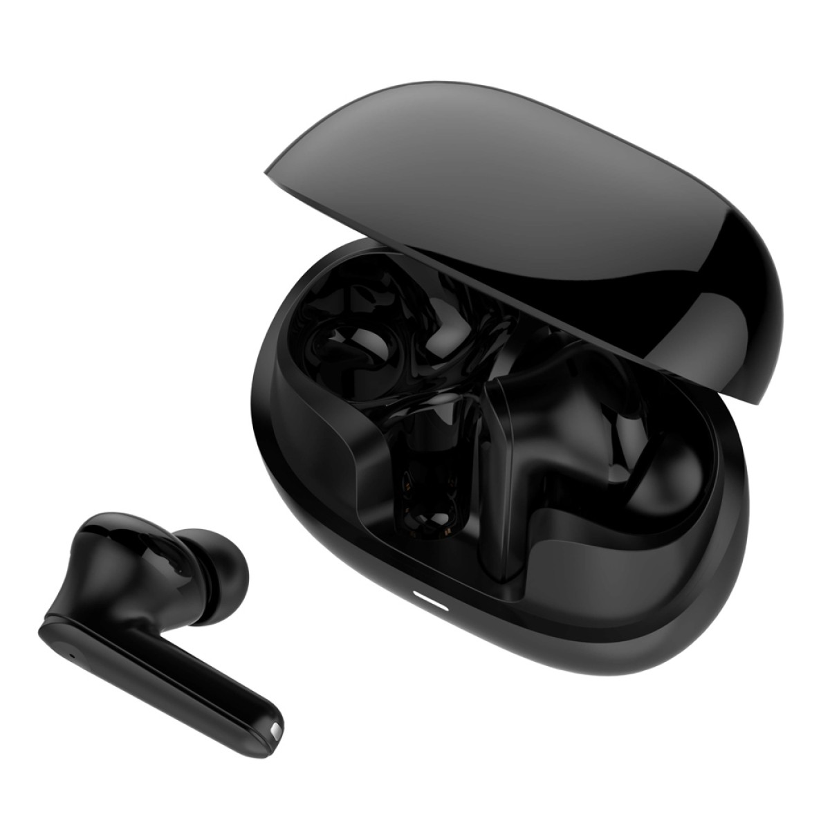 LDNIO earphones με θήκη φόρτισης T05, True Wireless, 13mm, 40/500mAh, μαύρα