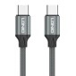 LDNIO καλώδιο USB-C iP-441c, 65W, 480Mbps, 1m, γκρι