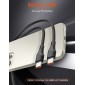 LDNIO καλώδιο USB-C LC632c, 100W, 480Mbps, 2m, μαύρο