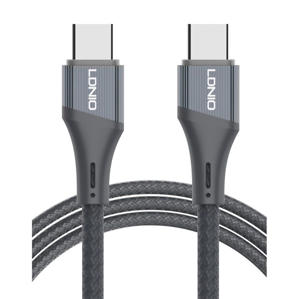LDNIO καλώδιο USB-C LC632c, 100W, 480Mbps, 2m, μαύρο