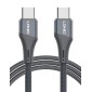 LDNIO καλώδιο USB-C LC632c, 100W, 480Mbps, 2m, μαύρο