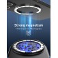 LDNIO ασύρματος φορτιστής WL02 με LED φωτισμό, 3 σε 1, 15W, μαύρος