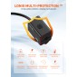 LDNIO φορτιστής μοτοσυκλέτας C108 με καλώδιο, USB/USB-C, 60W, μαύρος